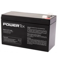 BATERIA - MULTILASER - Bateria PowerTek VRLA 12V 7,2Ah - EN014