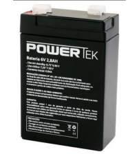 BATERIA - MULTILASER - Bateria PowerTek VRLA 6V 2,8Ah - EN002