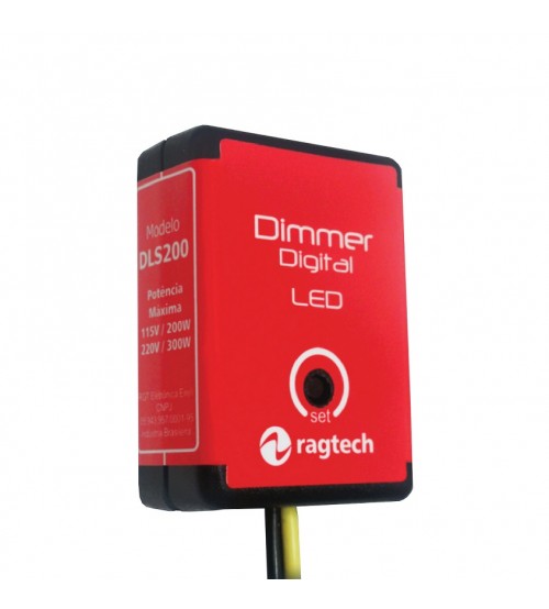 ACESSÓRIOS - RAGTECH - DIMMER - 200VA | DIMMER DIGITAL DLS 200 | 127V-220V - 4440