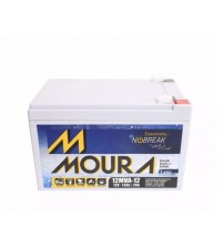 BATERIA PARA NOBREAK VRLA MOURA – MODELO: 12MVA12 – (12AH) – 12V