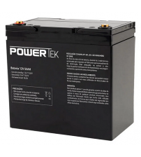 BATERIA - MULTILASER - Bateria PowerTek VRLA 12V 55Ah - EN023