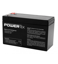 BATERIA - MULTILASER - Bateria PowerTek VRLA 12V 7Ah - EN013