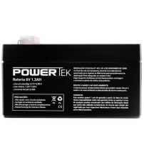 BATERIA - MULTILASER - Bateria PowerTek VRLA 6V 1,3Ah - EN001